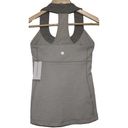 Lululemon Womens  Swiftly Tech Gray Seamless Athletic Training Tank Top Size 4 Photo 1