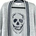 Vintage Havana Knit Skull Cardigan Sweater Photo 4