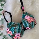 PINK - Victoria's Secret Vs Pink Tropical Camo Push-up Bra 32D Photo 0