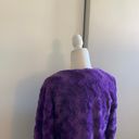 Esley Nwt  Purple Faux Fur Jacket Photo 4