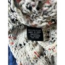 The Moon  and Madison Chunky Knit Cream Multi Color Cardigan Sweater Women's Small Photo 3