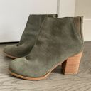 Urban Outfitters Olive Green Booties Photo 0