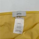 ONIA  Swim Bottoms Ashley Yellow Sun Stripe Snapdragon Beach Pool Bikini Med NWT Photo 6