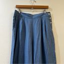 Outerknown  Womens Eclipse Pleated Linen Wide Leg Pant Size 10 Photo 2