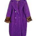 Eloquii  Bouncle Sherpa Teddy Coat Size 18/20 NWT Purple Photo 3