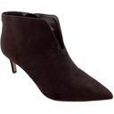 Tahari NEW  Sherron Ankle BootChocolate  Brown Cut Out Photo 0