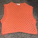 Knit Top Orange Size XS Photo 1