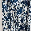 Acting Pro NEW  Navy and White Floral Knit V Neck Short Sleeve Dress Size 1X Photo 6