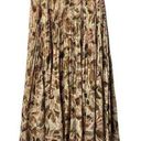 Wilfred Twirl Skirt in Birch Vintage Fade Women's Medium Pleated Midi Pull On Photo 0