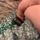 Zaful Sea Turtle Green Tiny Floral Print Tied Two Piece Dress sz S Photo 7