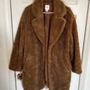 H&M Tan Teddy Coat Photo 2