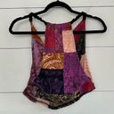 Free People  Women’s Small Boho Patchwork Scoopneck Tank Photo 2