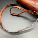 Polo Los Robles  Time Brown Ostrich Embossed Leather Shoulder Saddle Bag Purse Photo 1