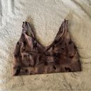 Joy Lab Brown Black Tie Dye Scrunch Sports Bra Athleisure Size Medium Photo 3