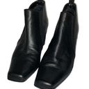 Worthington  90s y2k black leather 3 inch heel square toe booties size 8.5 Photo 0