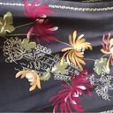 Oscar de la Renta  Silk Oblong Floral Scarf Majestic Colors 51”LX11”W Classy Photo 3