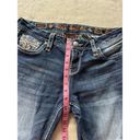 Rock Revival Rock‎ Revival Women's Delara Mid Rise Curvy Crop Jeans Embellished Size 28 Photo 11