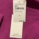 Good American NWT  Shaket Jacket Size 3/4 L/XL Fuchsia Color With Pockets Photo 2