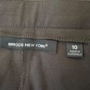 Briggs New York Womens Straight Leg Hi Rise Dress Pants Trousers Brown Sz 10 EUC Photo 5