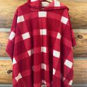 Lane Bryant  Hooded Plaid Sherpa Poncho Photo 2