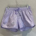 Zyia New!  Active Lilac Metallic Shine Bomber Running Shorts! Photo 0