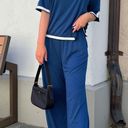 Lounge NWT Matching Blue  Set wear Work From Home Outfit Photo 3