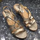 Life Stride NIB  WOMENS CAMERON WEDGE SANDAL - PEWTER SIZE 11 Photo 5