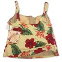 Caribbean Joe  Hibiscus Print Tankini Top Photo 5