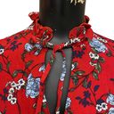 Yumi Kim NEW  Love Always Red Floral Print Dress Size Medium Photo 5