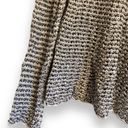 Tommy Bahama Womens Y2K  Gold Metallic Black Open Weave Knit Sweater Size Medium Photo 9