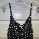 Blu Pepper NWT Escape by  Black/White Polka Dot Cami Tank size L Photo 3