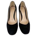 Gianvito Rossi  Linda Black Suede Block Heel Classic Pumps 40 Photo 7