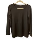 Mario Serrani  BLACK LONG SLEEVE TEE Photo 0