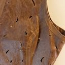 Coldwater Creek  brown leather vest Photo 3