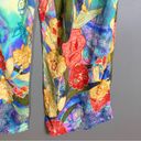 Jams World  pants small wide leg pajama pants flowers tie dye scrubs psychadelic Photo 3