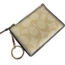 Coach  Coated Canvas Cardholder with Keychain Photo 0