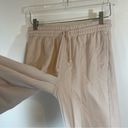 Aritzia tna airy fleece sweatpants light pink high rise pockets drawstring sz M Size M Photo 6