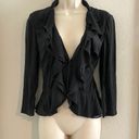 DKNY NWOT  silk ruffled cardigan/top. Sz 2 Photo 0