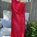 Sherri Hill Absolutely gorgeous embellished red  dress. Photo 4