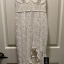 Angel Biba White Lacy Dress Photo 3