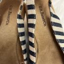 Krass&co G.h. Bass &  Emilie Espadrilles Cream And Blue Jute, Wedge Sandals Size 6 B-24 Photo 6