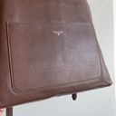 T Tahari Mara Leather Backpack in Cognac Photo 4