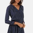 Rails  Jasmine Navy Nova Star Smocked Waist Ruffle Dress S Photo 0