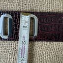 White House | Black Market WHBM Black And Red Wide Cinch Belt XS-S-M Photo 11