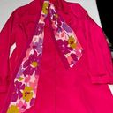 Relativity EUC  Coat with Floral Scarf Photo 0