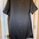 Adidas Original Sz L Women’s Laced Tee Dress Skirt Black HK5079 NWT MSRP $50 Photo 2