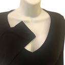 Eileen Fisher Jersey Black V Neck Viscose Stretch Fall Fashion Lunch 2 Date Nite Photo 4