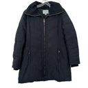 Cole Haan  Signature Black Down Filled Coat Sz XL Photo 4