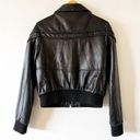 Knoles & Carter London Vintage Bomber Jacket Black Italian Lambskin Leather M/L Size L Photo 1