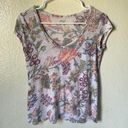 Y2K Floral Shirt Multi Size XS Photo 0